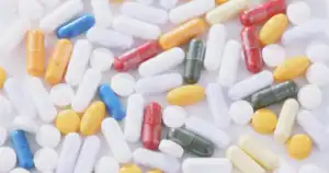Collection of medication pills representing polypharmacy